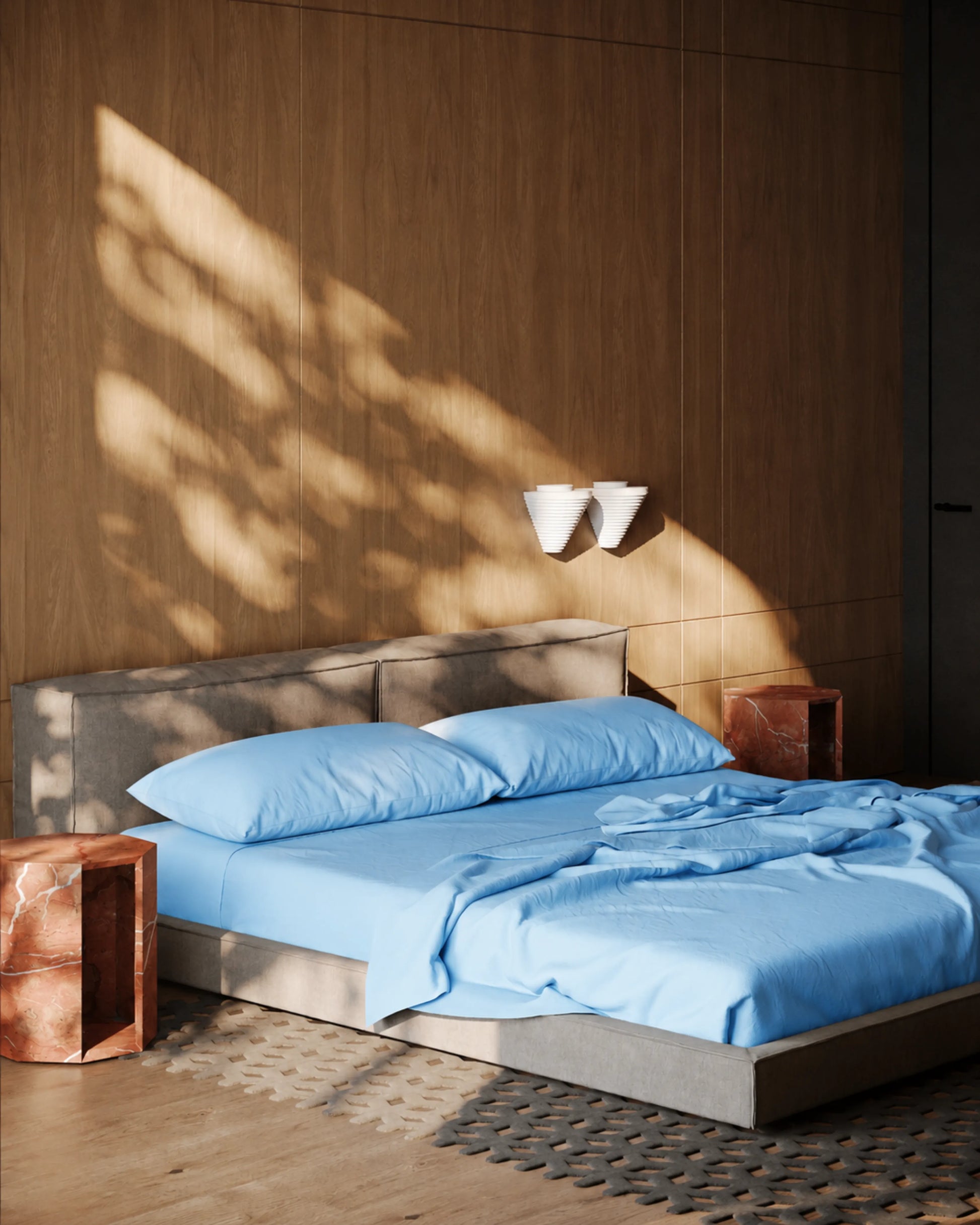300 TC 100% Cotton Duvet Cover Nimbus (Shaam Sahil)