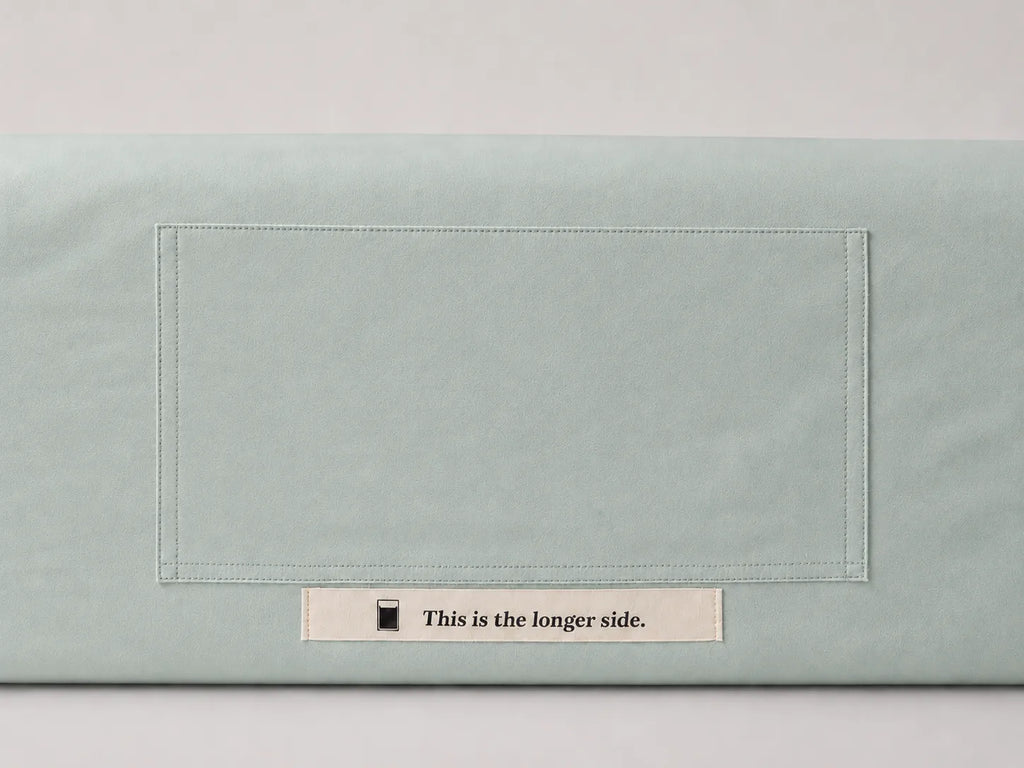300 TC 100% Cotton Fitted Bedsheet - Mint (Baagh)