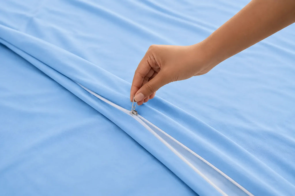 300 TC 100% Cotton Duvet Cover Nimbus (Shaam Sahil)
