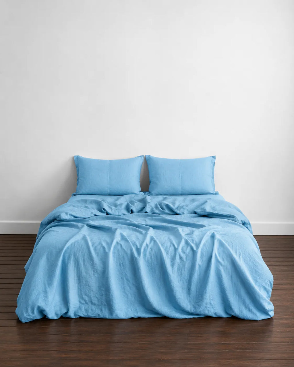 300 TC 100% Cotton Fitted Bedsheet - Nimbus (Shaam Sahil)