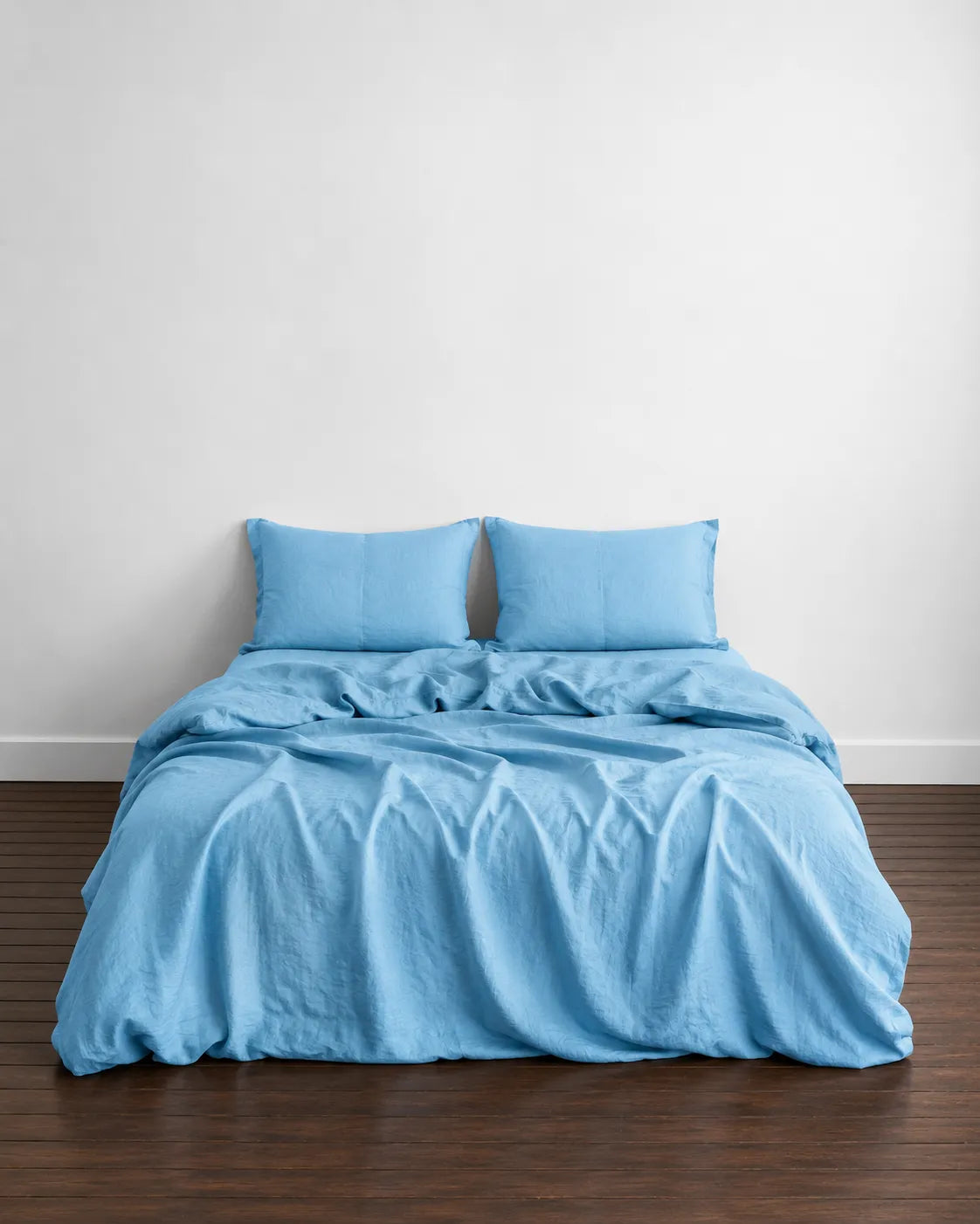 300 TC 100% Cotton Fitted Bedsheet - Nimbus (Shaam Sahil)