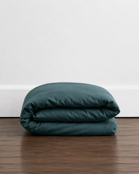 300 TC 100% Cotton Duvet Cover Petrol (Baagh) — Petrol